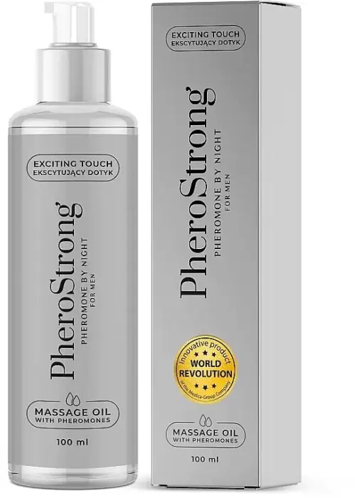 PheroStrong By Night vīriešu masāžas eļļa – 100 ml