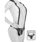 Pipedream Body Dock Suspenders – strap-on rakmed trakside ja iminapa plaadiga – must — Foto 3