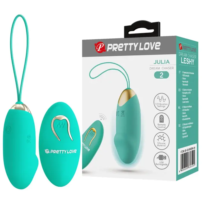 PRETTY LOVE Julia Dream Chaser 2 виброяйцо – зеленый