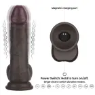 LoveToy Sliding Skin Pro II – вибрирующий силиконовый дилдо – 8" – 10 режимов — Фото 3