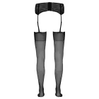 Cottelli Collection чулки 20 Denier Shiny Black Classic Finish — Фото 6