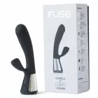 Kiiroo OhMiBod Fuse melns – interaktīvs pāru vibrators, Bluetooth, 18cm — Foto 3