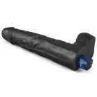 Real Softee uzlādējams vibrējošs dildo – 25.5 cm (10″) – Melns Foto 9