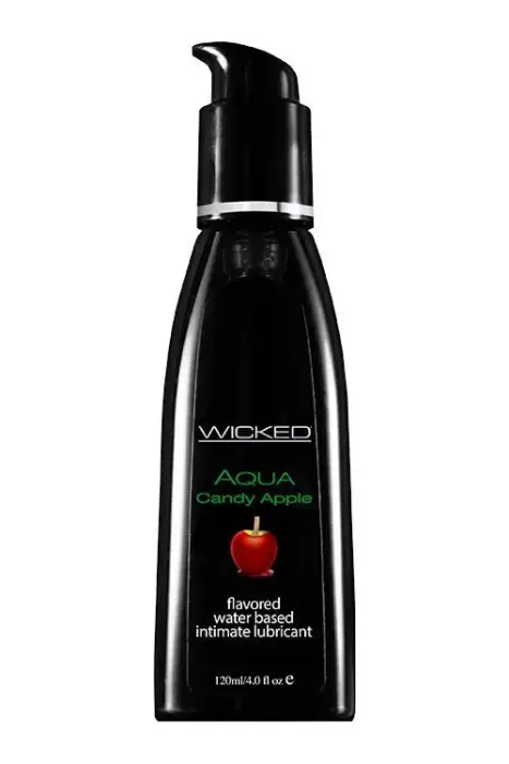 Wicked Aqua Candy Apple Flavored Lubricant – 120 ml