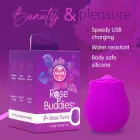 Skins Rose Buddies The Rose Twirlz – kompakts silikona vibrators – rozā — Foto 4