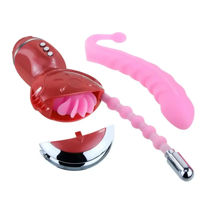 BAILE Rolling Fun II elastīgs vibrators – 18 cm (7″) – rozā Foto 5