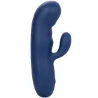 CalExotics Cashmere Silk Duo двойной вибратор – 16.5 cm (6.5″) – синий — Фото 4