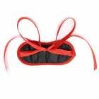 OHMAMA Black Mask with Red Trim – Adjustable Polyester Accessory — Photo 3