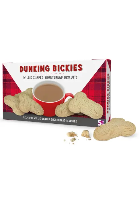 Dunking Dickies – юмористическое песочное печенье – подарочная упаковка – 130 г