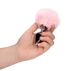 Bunny Tail Metal Butt Plug – Pink — Photo 10