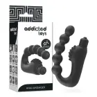 Addicted Toys – анатомический вибромассажёр простаты – чёрный – 11 см — Фото 1