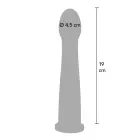 Bangers Smooth Dildo Attachment Easy-Lock – 19 cm – Black — Photo 2