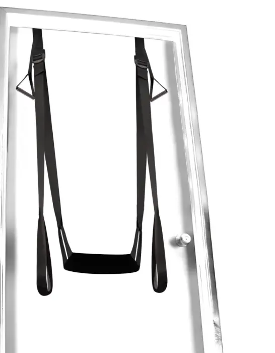 Fetish Fantasy Series Deluxe durvju šūpoles – melnas Foto 6