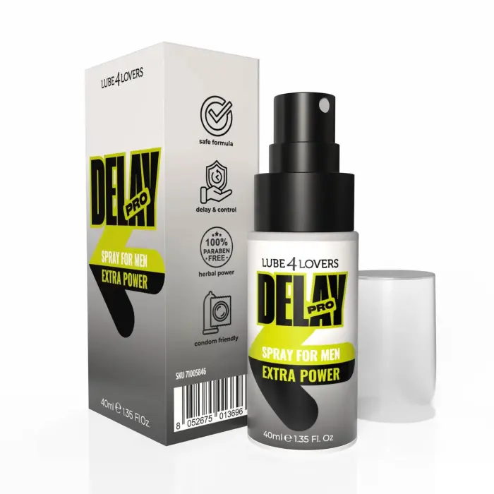 Uomo Delay Pro aiztures aerosols – 40 ml Foto 2