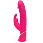Reālistisks dubultais truša vibrators – rozā — Foto 3