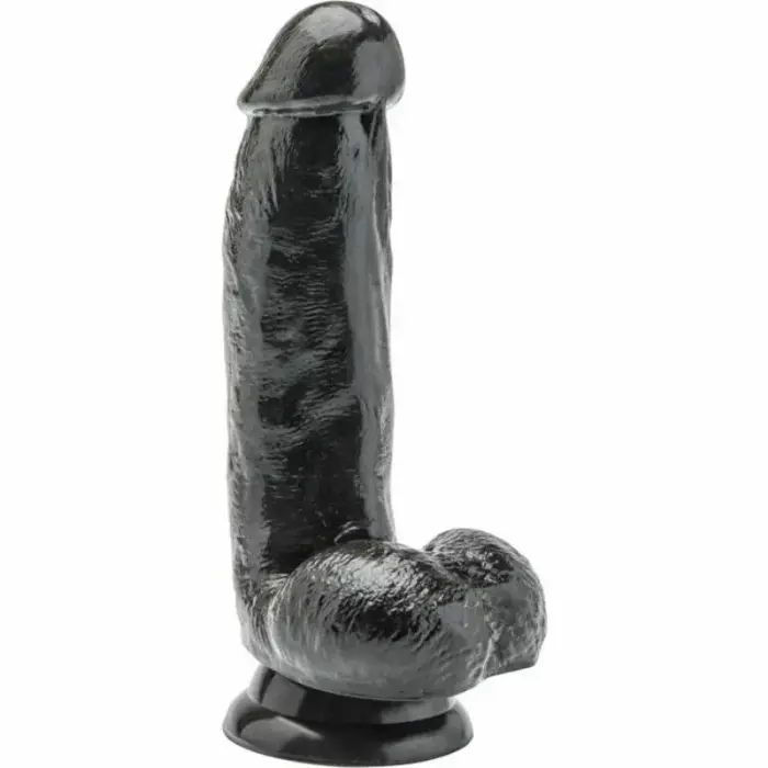 Get Real Compact anatomisks dildo – 12 cm (4.7″) – melns