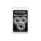 Renegade 3pc Slim Cock Rings – Black — Photo 2