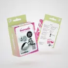 Borealis – Metāla anālais spraudnis ar RGB LED gaismu – 7.2 cm / Ø 2.7 cm – Sudraba — Foto 1