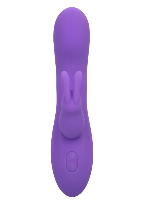 Lokāms Double Rumbler vibrators – 18 cm (7″) – violets Foto 3