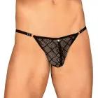 Obsessive Severio Mesh Thong – Black – S/L — Photo 2