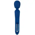 Sweet Smile 2in1 wand vibratorius su liežuvėlio funkcija – 24.3 cm (9.6″) – violetinis — Nuotrauka 3
