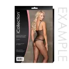 iCollection кружевное мини-платье с цветочным узором и комплект перчаток – чёрный – XL — Фото 5