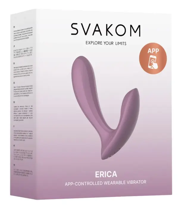 SVAKOM Erica Romantic Rose вибратор для трусиков – 10.4 cm (4.1″) – розовый