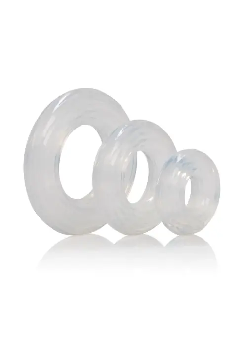 Premium Silicone Ring Set – Clear