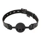 Sportsheets Saffron Adjustable Breathable Ball Gag Red PU Leather — Photo 1