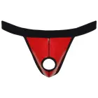 Svenjoyment vinüülist stringid paisutamisfunktsiooniga – ereroosad – L/XL — Foto 6