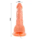 BAILE Super Rota Realistic Vibrating Dildo with Suction Cup – Skin — Photo 6