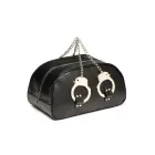 Cuffed Travel Bag with Handcuff Handles - Black Foto 12