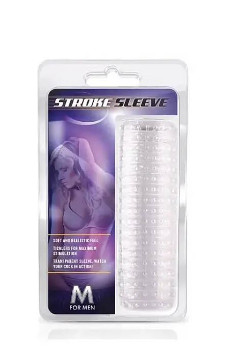 M FOR MEN Stroke Sleeve – Clear