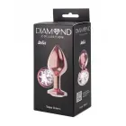 Diamond Shine L анальная пробка – 8.3 см (3.3″) – Розовое золото Фото num