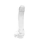 Stikla dildo – 17 cm (6.7″) – Gluds — Foto 5
