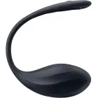 Satisfyer Ribbed Petal App-Controlled Vibrator – Black — Photo 1