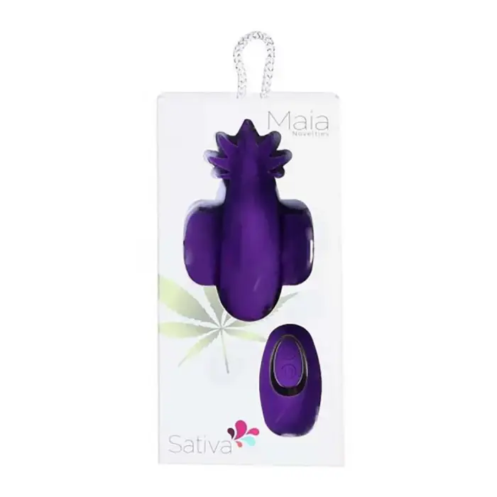 Sativa вибратор для трусиков – 18 cm (7″) – зеленый
