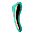 Satisfyer Dual Kiss oro pulso stimuliatorius – 17.8 cm (7″) – žalias — Nuotrauka 3