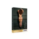 Ami stringid reguleeritavate rihmade ja kuldse dekoriga – Plus size – mustad Photo