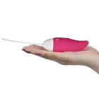 IJOY Беспроводной перезаряжаемый виброяйцо с пультом управления – 10 cm (3.9″) – розовый — Фото 2