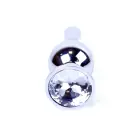 MyLove Toys Jewellery Silver analinis kištukas – 9.5 cm – Skaidrus — Nuotrauka 2