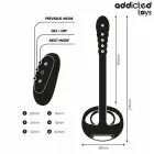 Addicted Toys P-Spot Dual Motor Ring Remote – Black – 21.5 cm (8.5″) — Photo 6