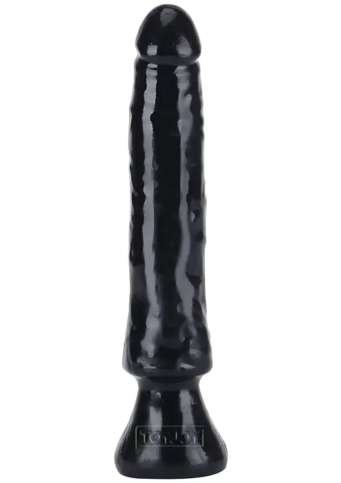 Starter Realistic Dildo with Suction Cup – 16 cm (6″) – Black