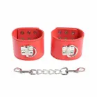 OHMAMA Red Adjustable Handcuffs with Snap Closure — Photo 9