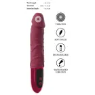 beau cœur Varelo Reālistisks penisa vibrators – 23 cm (9″) – sarkans — Foto 10