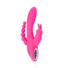 Double Rabbit Vibrator – 21 cm – Multicolored — Photo 4