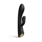 Гибкий кролик-вибратор – 18 cm (7″) – черный — Фото 1