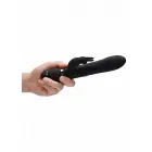 Amoris stimulējošu pērlīšu truša vibrators – 23 cm (9″) – melns — Foto 13