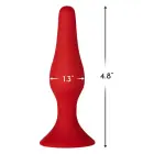 FORTO F-11 Lungo dildo – M – Raudonas — Nuotrauka 4