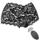 BLACK&SILVER Zara – беспроводной интимный массажёр – дистанционное управление, трусики – силикон — Фото 1